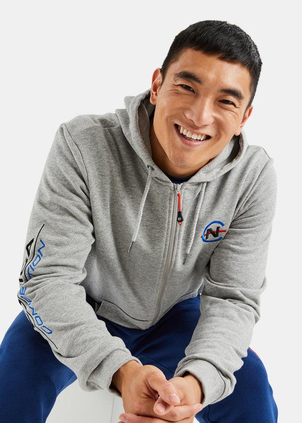 nautica competition Nautica Competition Purser 2 FZ Hoody - Grey Marl