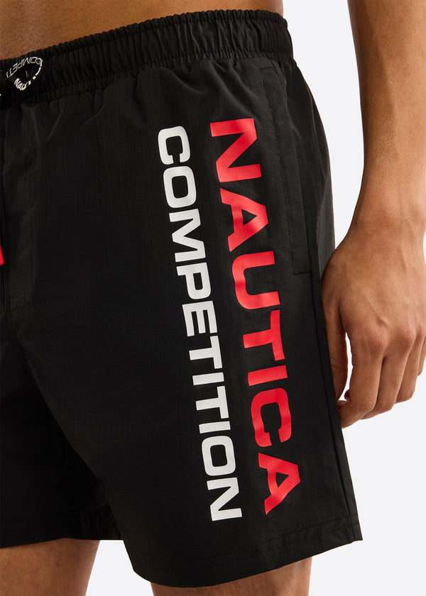 Nautica Competition Ramses 6" Swim Short - Black