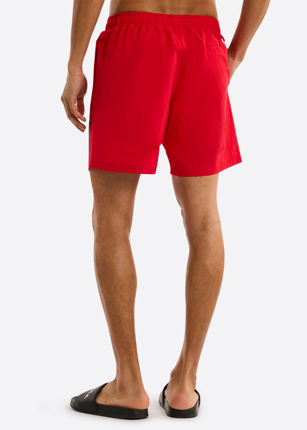 Nautica Competition Ramses 6" Swim Short - True Red