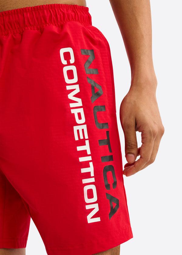 Nautica Competition Ramses 6" Swim Short - True Red