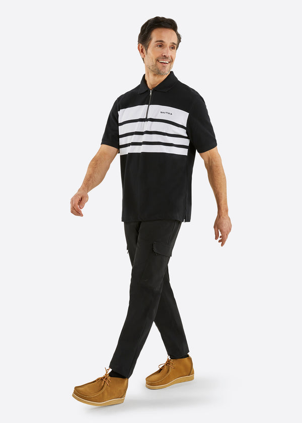 Nautica Competition Rawley Polo Shirt - Black