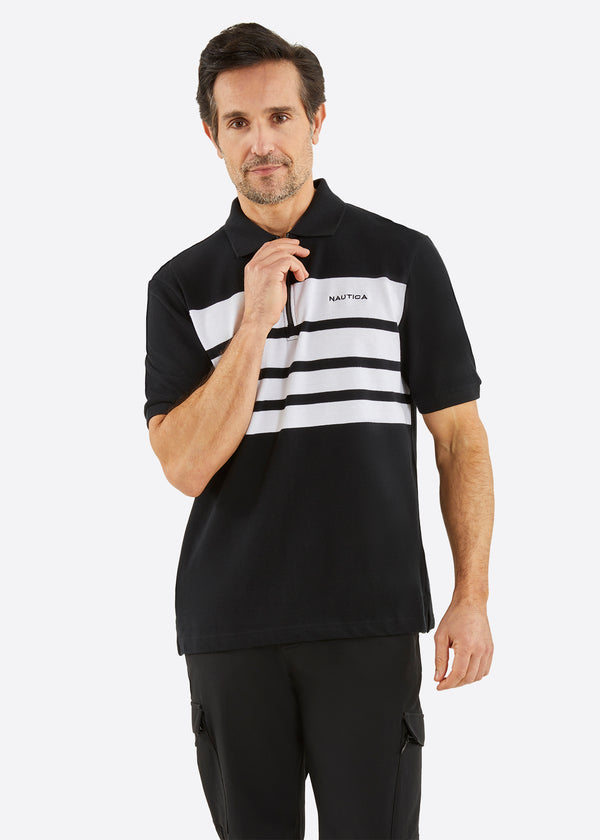 nautica competition Rawley Polo Shirt - Black
