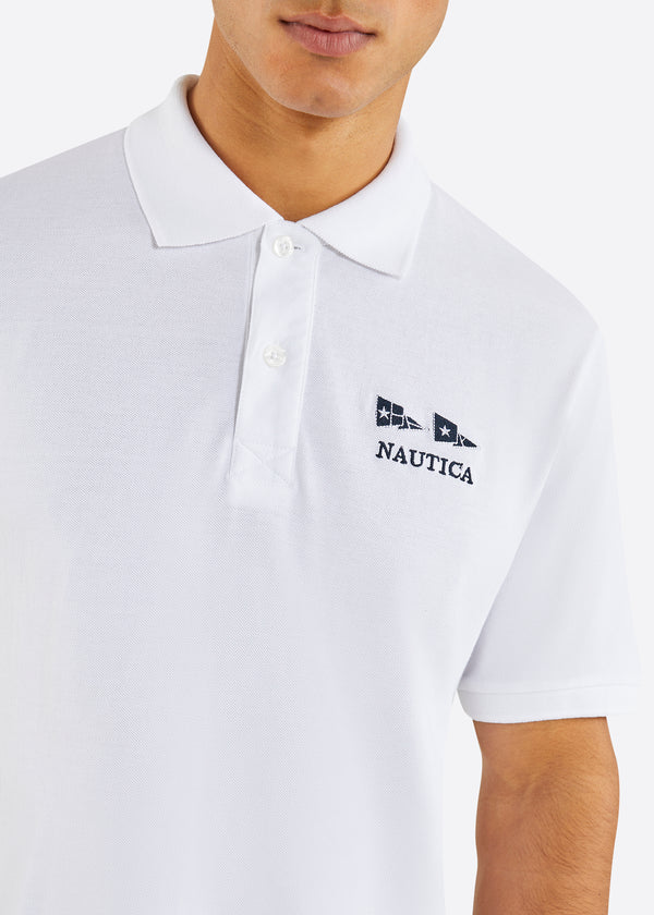 Nautica Competition Rutford Polo Shirt - White