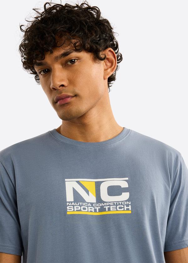 Nautica Competition Sandyford T-Shirt - Slate Blue