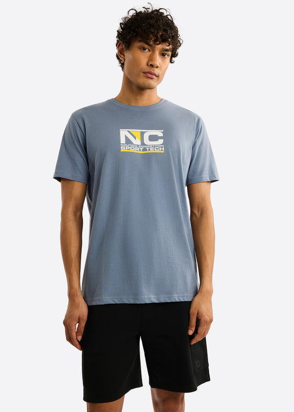 nautica competition Sandyford T-Shirt - Slate Blue