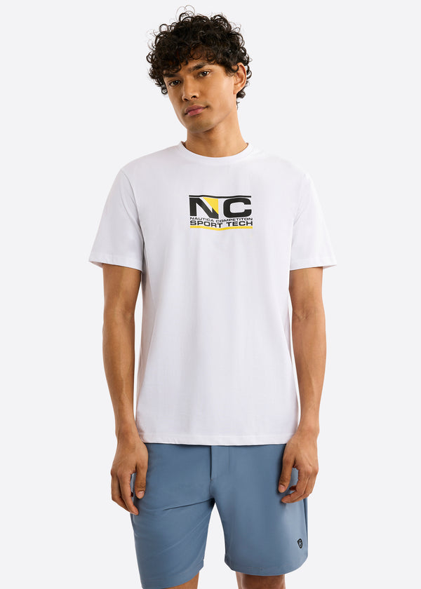 nautica competition Sandyford T-Shirt - White