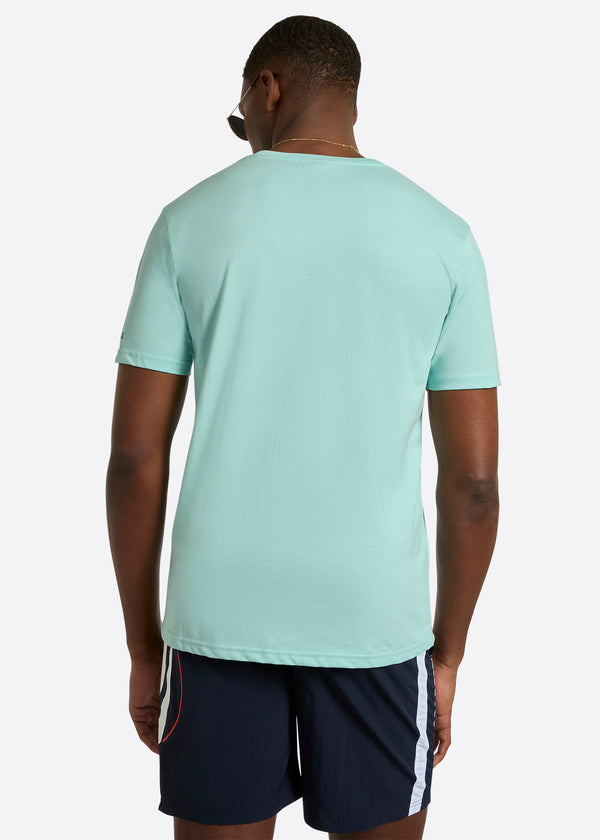 Nautica Competition Sergei T-Shirt - Aqua