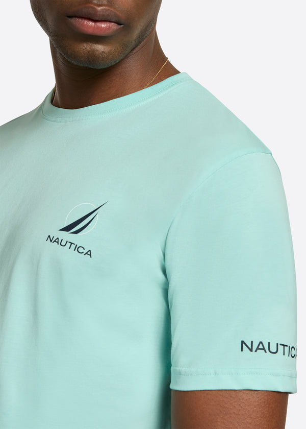 Nautica Competition Sergei T-Shirt - Aqua