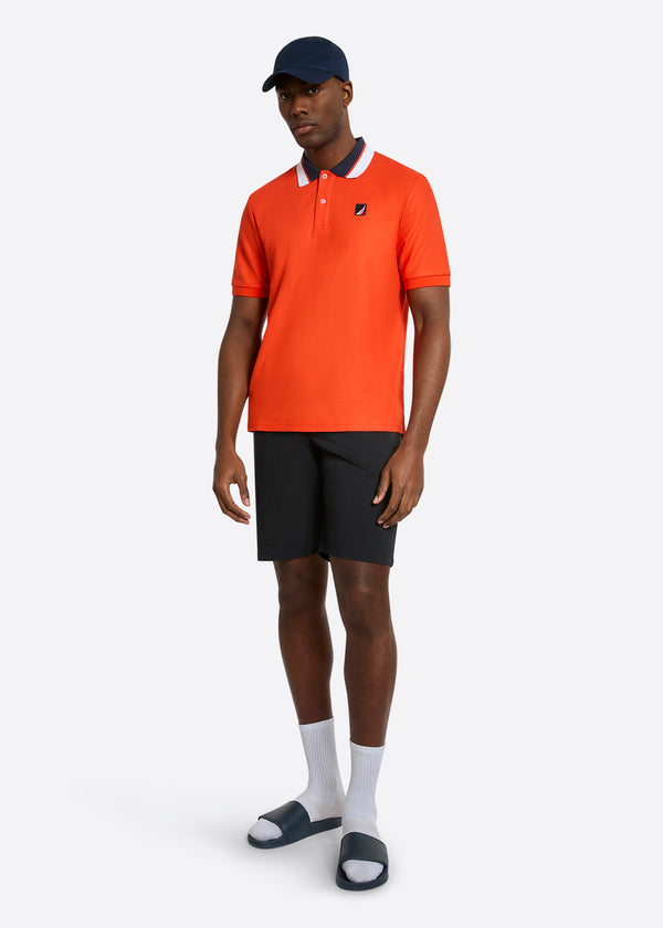 Nautica Competition Shamil Polo Shirt - Fiery Red
