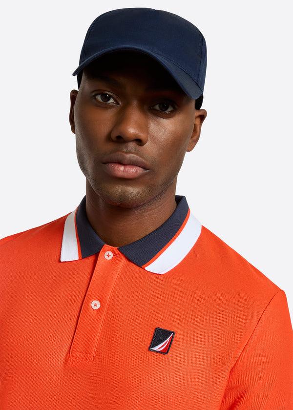 Nautica Competition Shamil Polo Shirt - Fiery Red