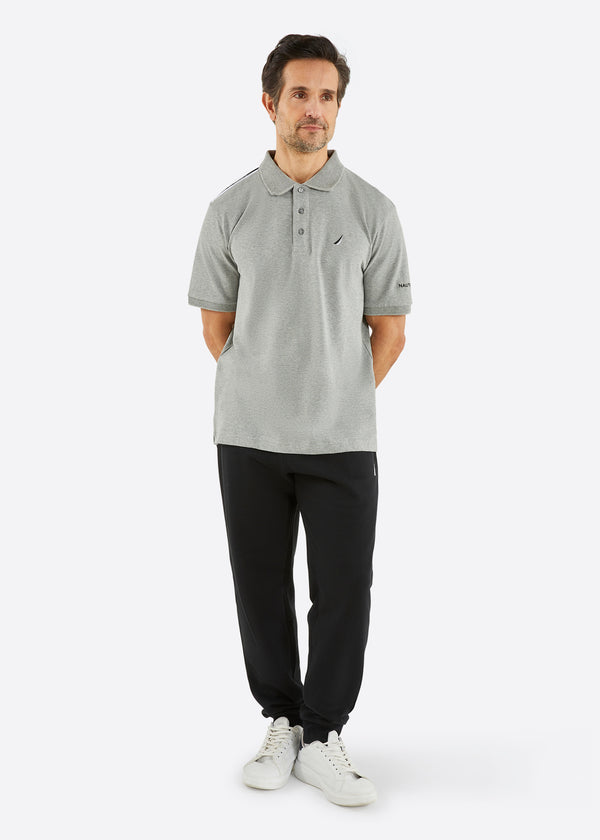 Nautica Competition Shayaz Polo Shirt - Grey Marl