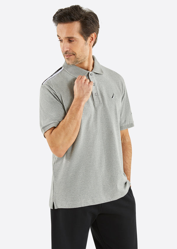 nautica competition Shayaz Polo Shirt - Grey Marl