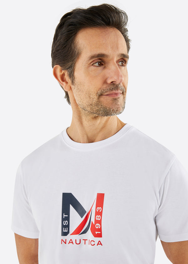 Nautica Competition Snaefell T-Shirt - White