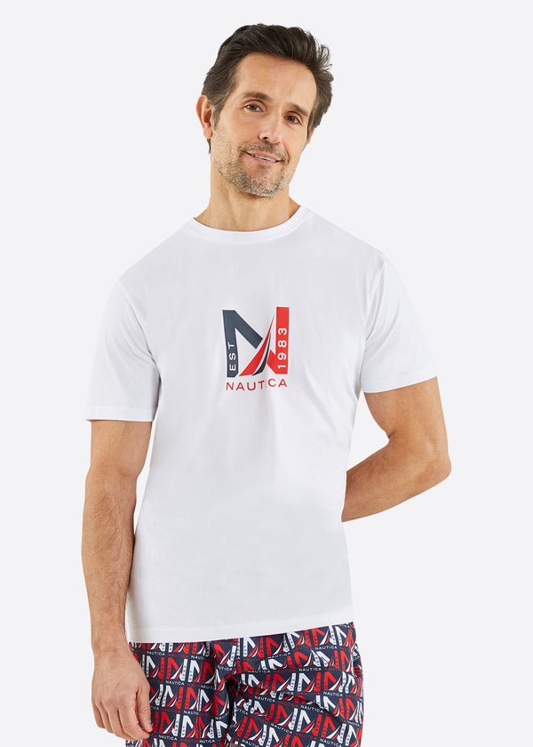 nautica competition Snaefell T-Shirt - White