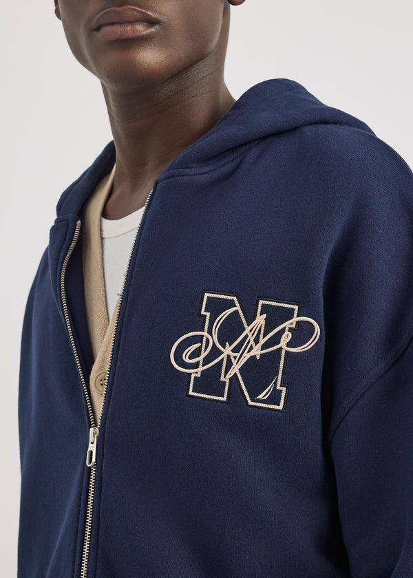 Nautica Competition Strat FZ Hoodie - Dark Navy