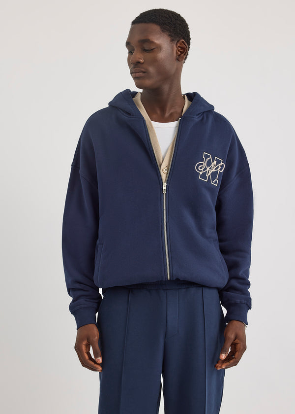 nautica competition Strat FZ Hoodie - Dark Navy