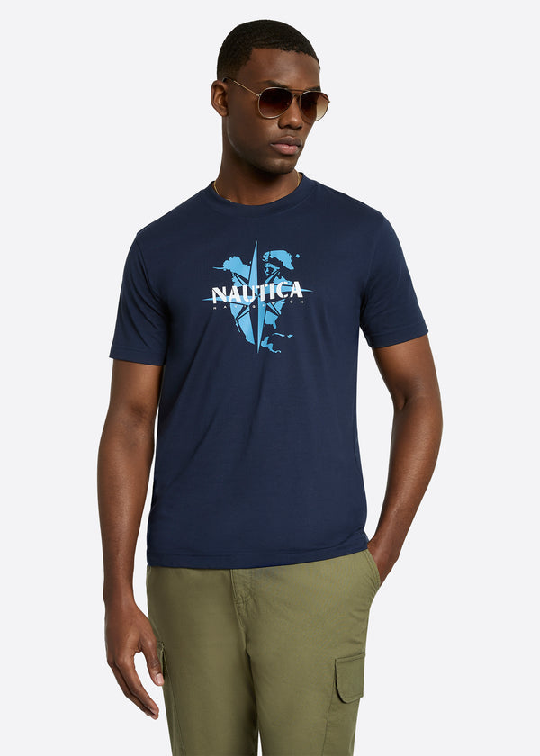 nautica competition Tomi T-Shirt - Dark Navy