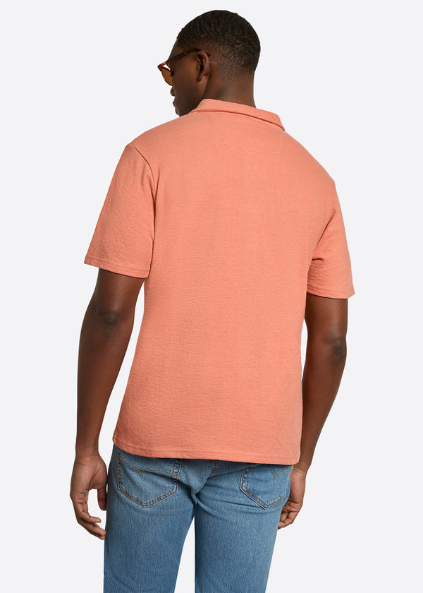 Nautica Competition Torres Polo Shirt - Terracotta