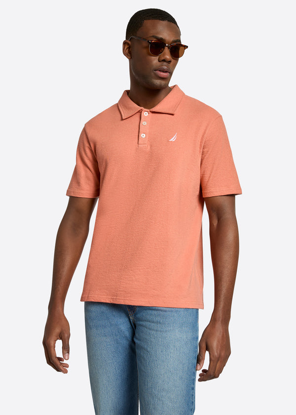 nautica competition Torres Polo Shirt - Terracotta