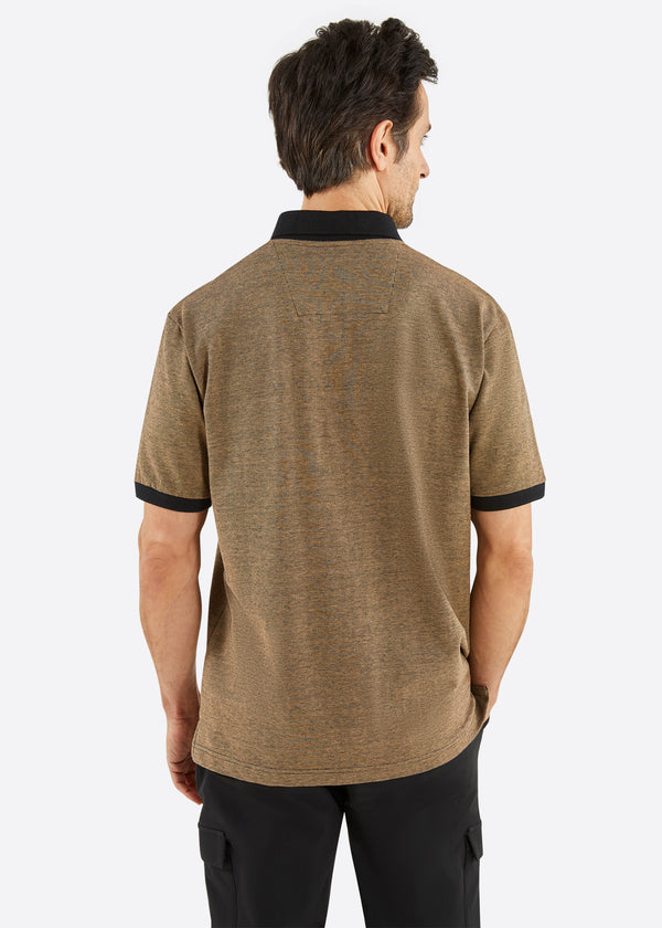 Nautica Competition Vin Polo Shirt - Camel