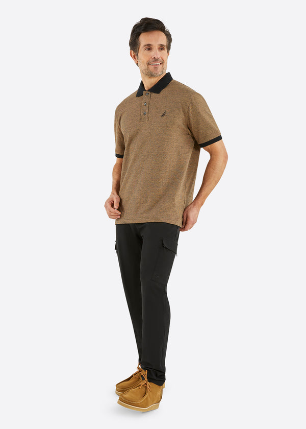 Nautica Competition Vin Polo Shirt - Camel