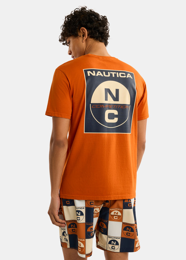 Nautica Competition Wellport T-Shirt - Burnt Orange