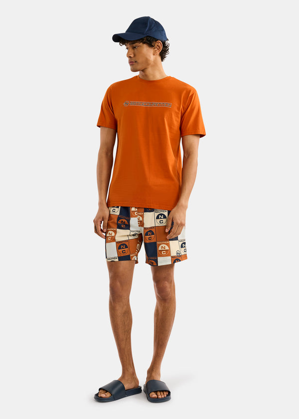 Nautica Competition Wellport T-Shirt - Burnt Orange