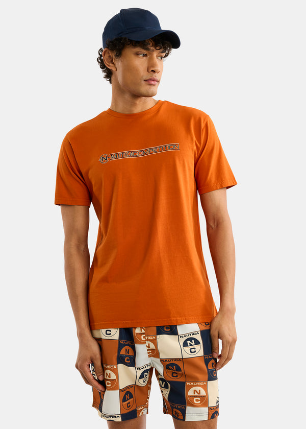 nautica competition Wellport T-Shirt - Burnt Orange