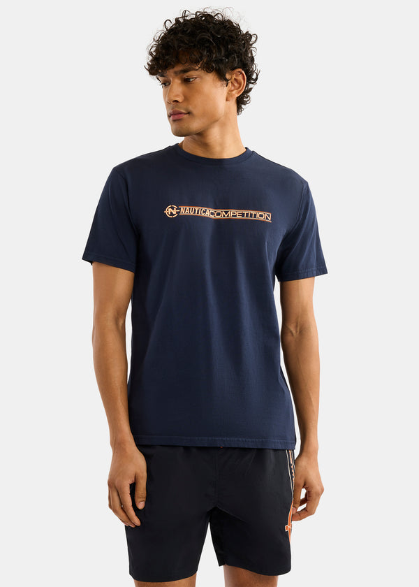 nautica competition Wellport T-Shirt - Dark Navy