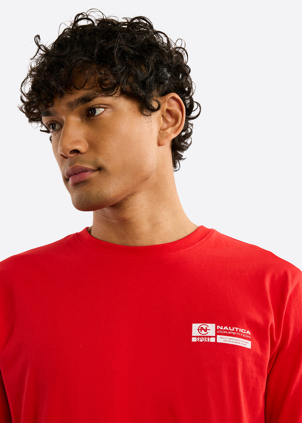 Nautica Competition Wexford T-Shirt - True Red