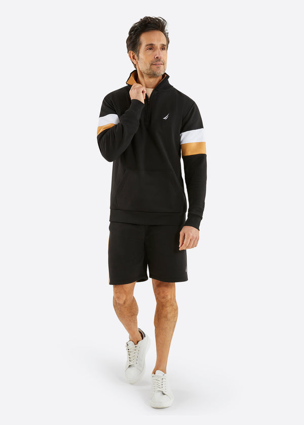 Nautica Competition Xand 1/4 Zip Top - Black