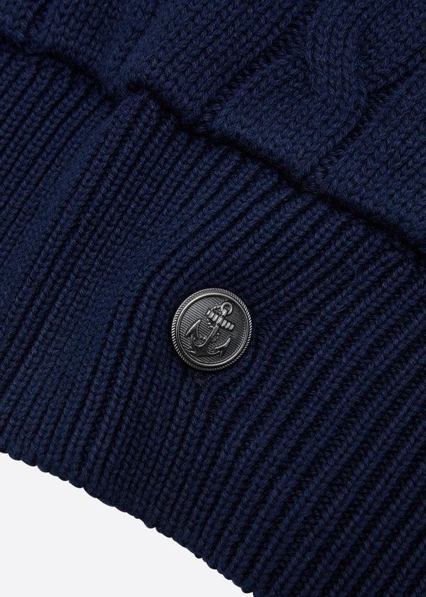 Nautica Competition Nautica X Krost Asymmetric Cardigan - Navy