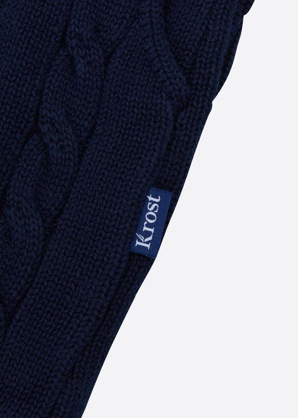 Nautica Competition Nautica X Krost Baggy Cableknit Pants - Navy