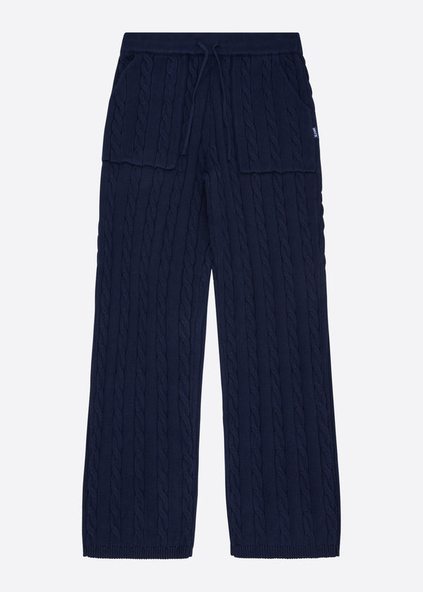 nautica competition Nautica x Krost Baggy Cableknit Pants - Navy