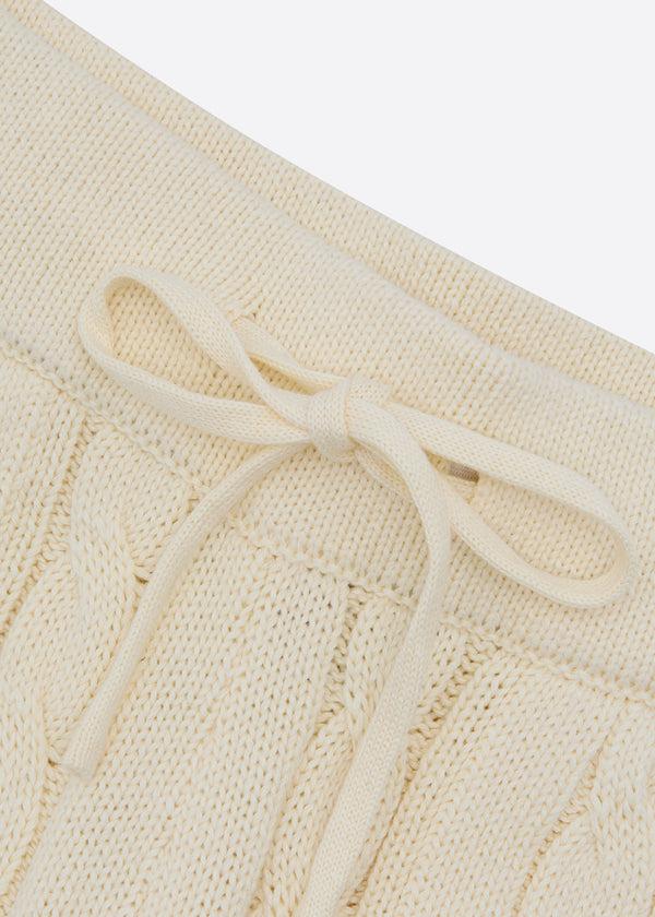 Nautica Competition Nautica X Krost Baggy Cableknit Pants - White