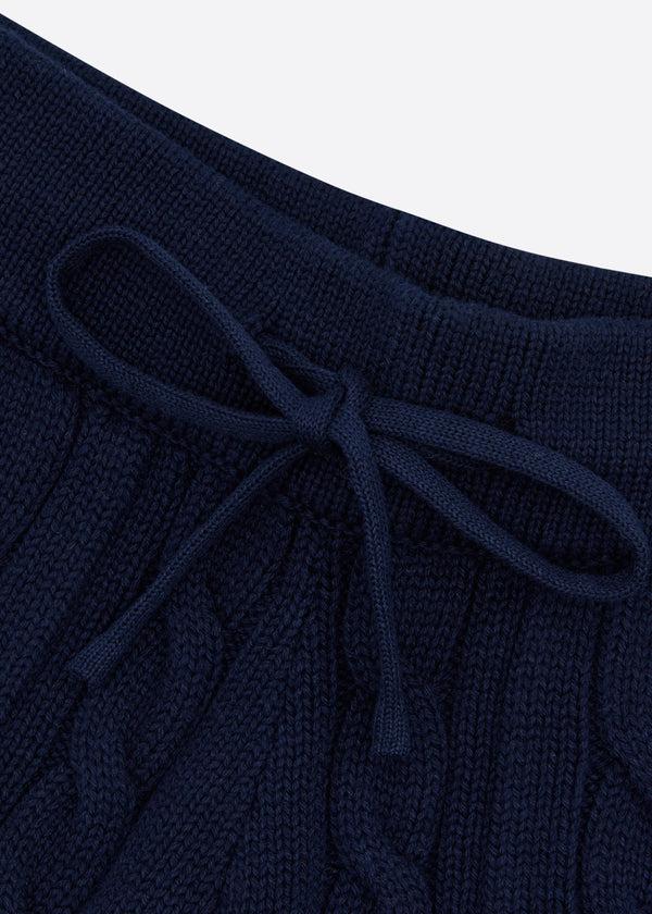 Nautica Competition Nautica X Krost Cableknit Shorts - Navy
