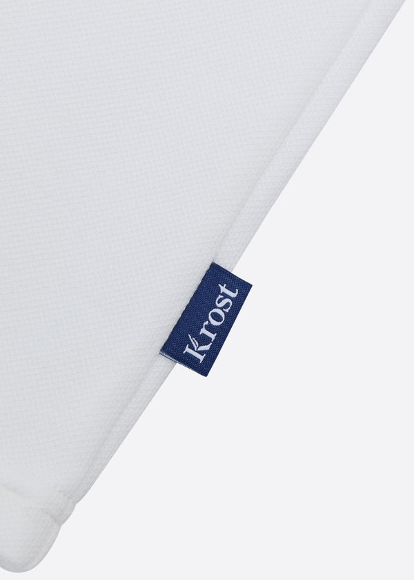 Nautica Competition Nautica X Krost Contrast Pique Rugby Shirt - White