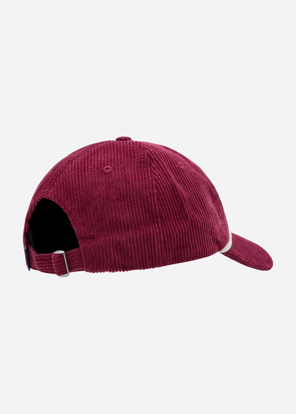 Nautica Competition Nautica X Krost Corduroy Baseball Cap - Red