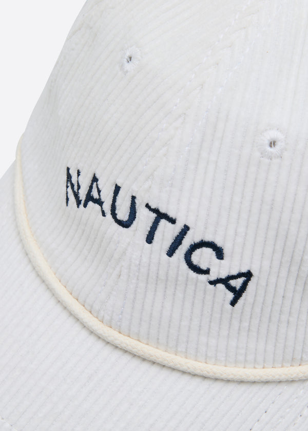 Nautica Competition Nautica X Krost Corduroy Baseball Cap - White