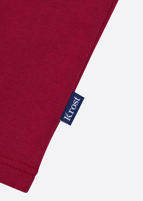 Nautica Competition Nautica X Krost Logo Crewneck Sweatshirt - Burgundy