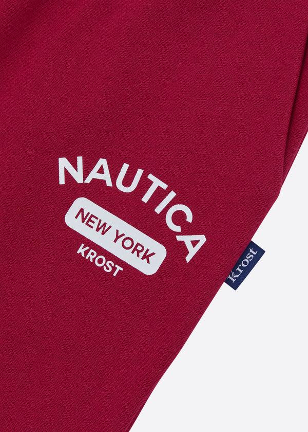 Nautica Competition Nautica X Krost Logo Sweats - Burgundy