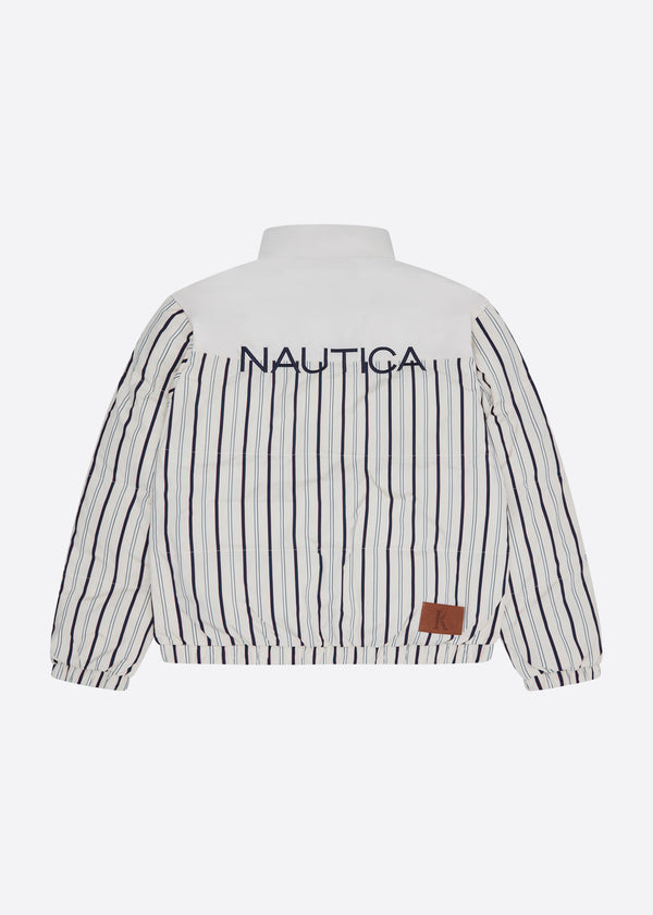 Nautica Competition Nautica X Krost Puffer Jacket - White