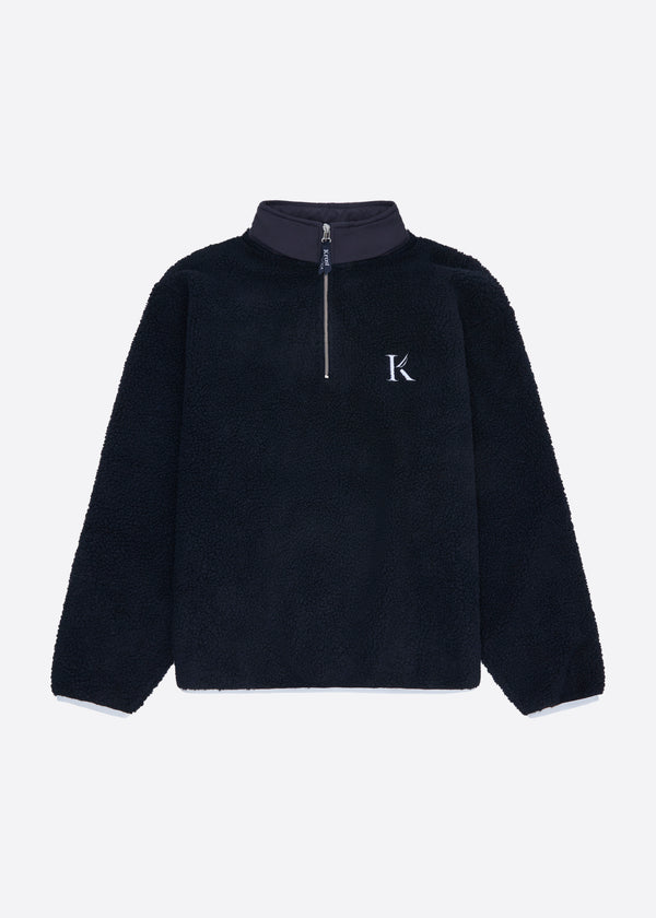 nautica competition Nautica x Krost Sherpa Quarter Zip Top - Navy
