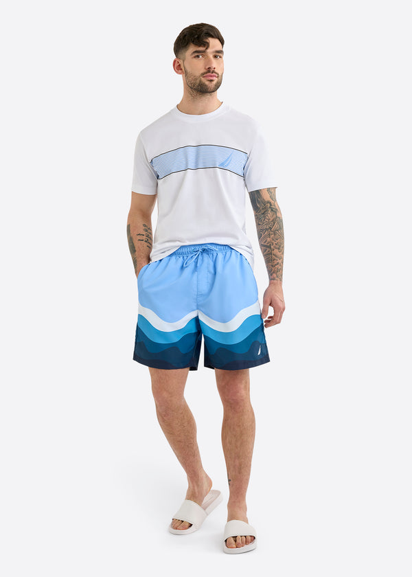 Nautica Competition Penrose 7" Swim Short - Natural Blue