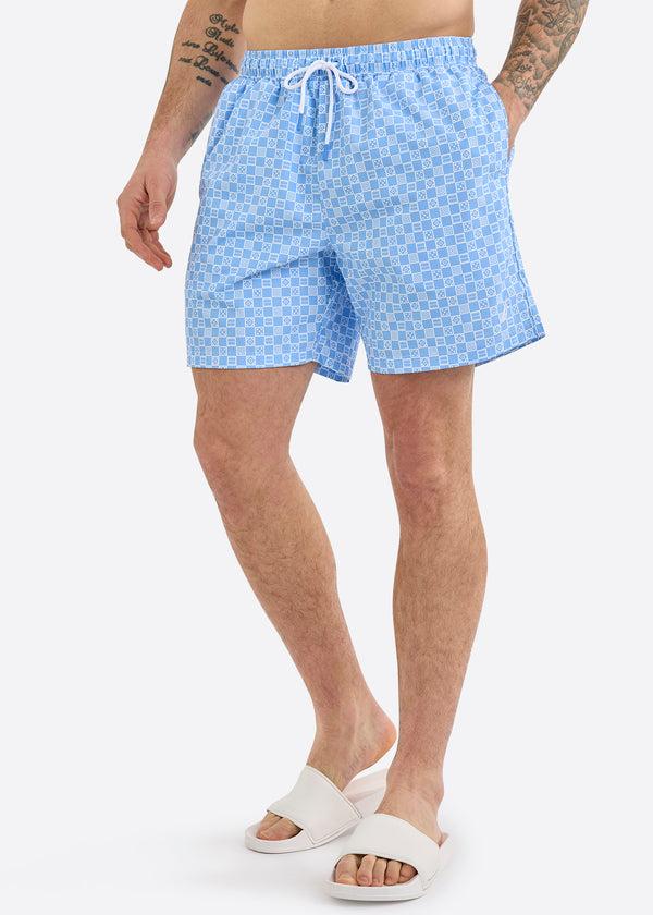 nautica competition Penryn 6" Swim Short - Natural Blue