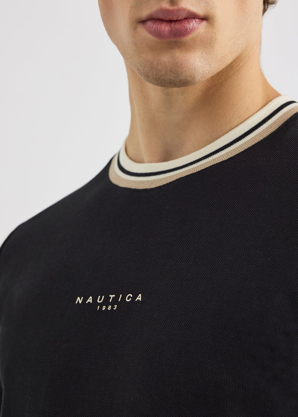 Nautica Competition Seaton T-Shirt - Black | Nautica Official EU Store