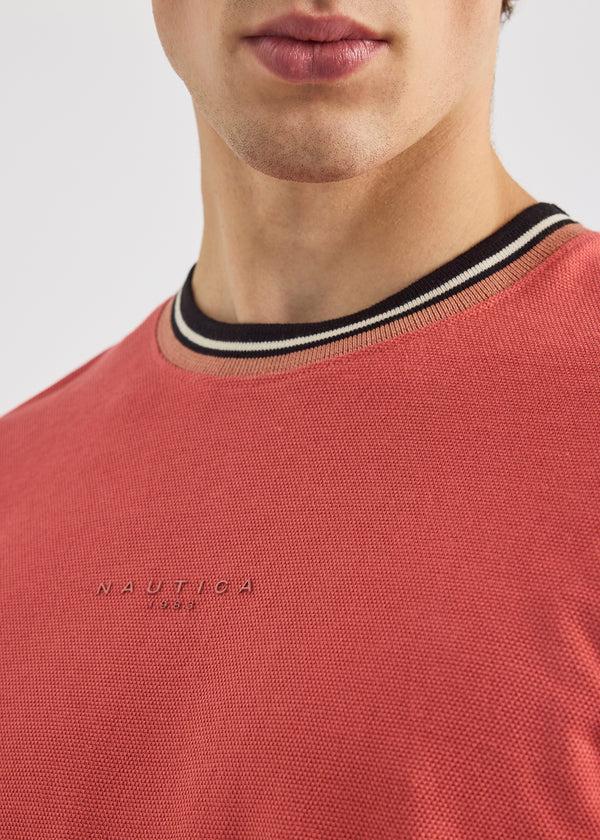 Nautica Competition Seaton T-Shirt - Rose Red | Nautica Official EU Store