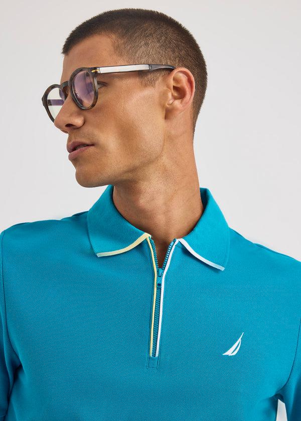 Nautica Competition Seton Polo Shirt - Aqua | Nautica Official EU Store