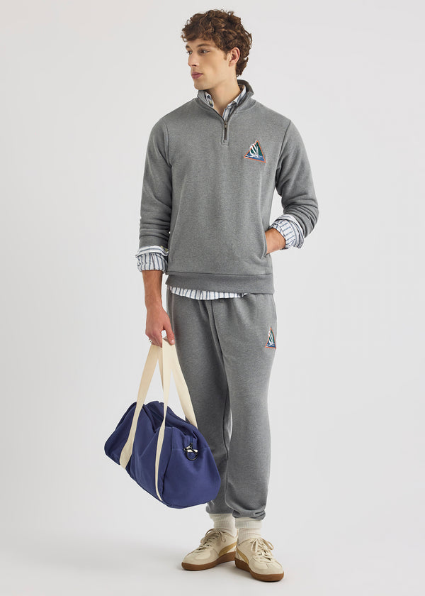 Nautica Competition Swae 1/4 Zip - Grey Marl | Nautica Official EU Store