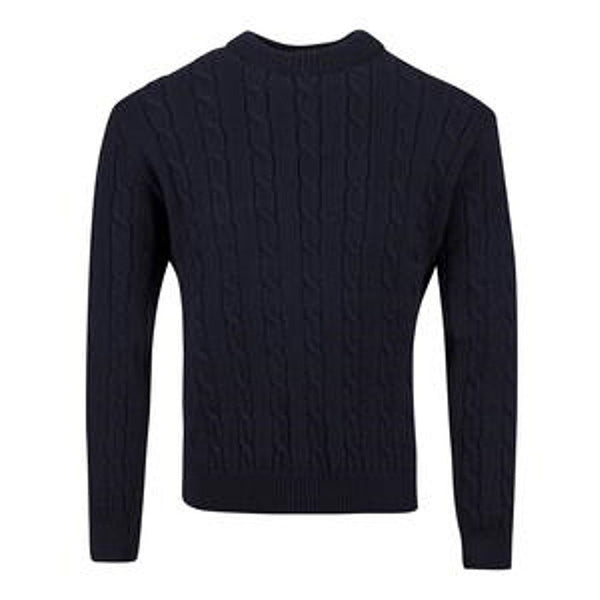 Nauticalia Balmoral Cable Crew-neck Sweater